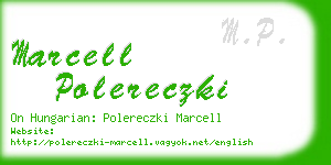 marcell polereczki business card